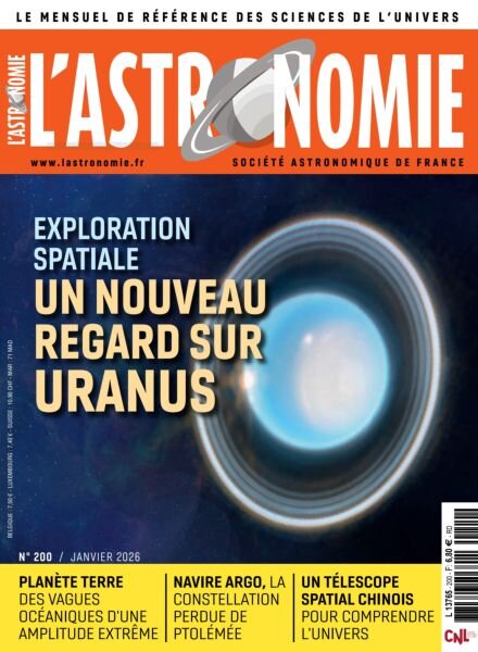 L’Astronomie – Janvier 2026 Cover
