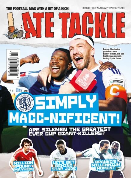 Late Tackle Football – March-April 2026 Cover