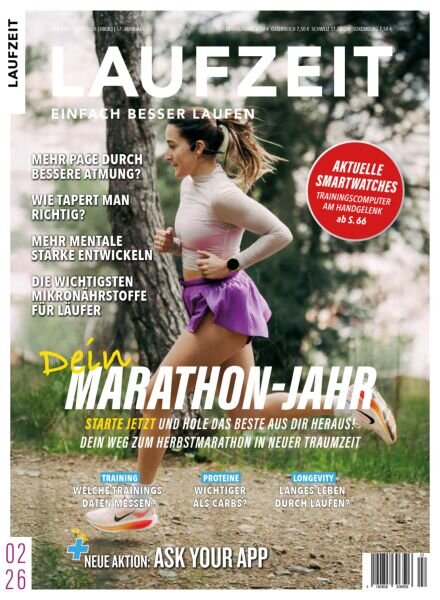 Laufzeit Magazin – Februar-Marz 2026 Cover