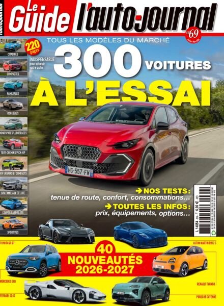 L’Auto-Journal Le Guide – Janvier-Fevrier-Mars 2026 Cover