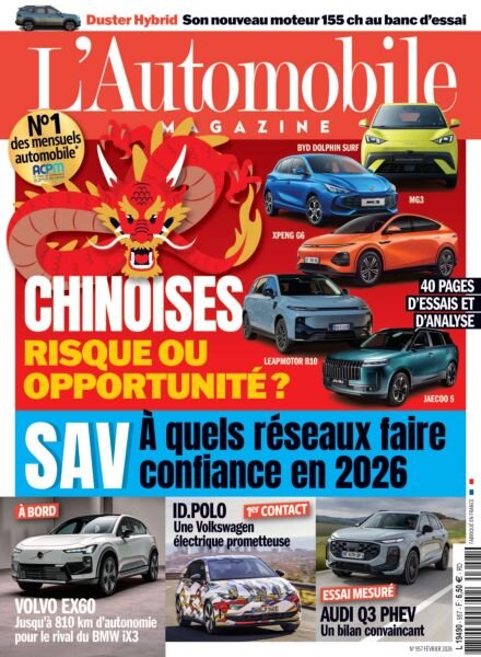 L’Automobile Magazine – Fevrier 2026 Cover