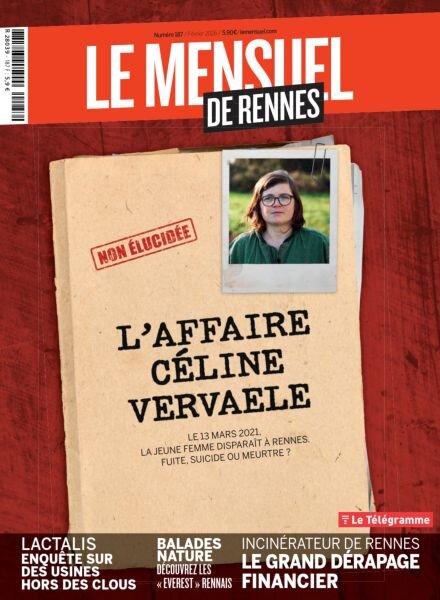 Le Mensuel de Rennes – Fevrier 2026 Cover