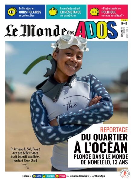 Le Monde des Ados – 11 Fevrier 2026 Cover