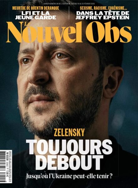 Le Nouvel Obs – 19 Fevrier 2026 Cover