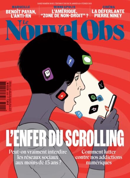 Le Nouvel Obs – 29 Janvier 2026 Cover