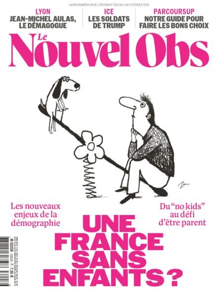Le Nouvel Obs – 5 Fevrier 2026 Cover