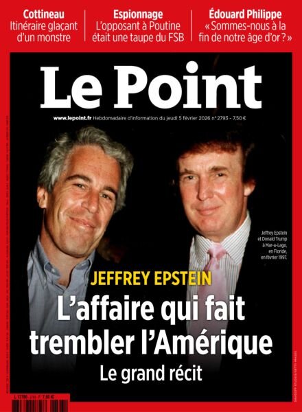 Le Point – 12 Fevrier 2026 Cover