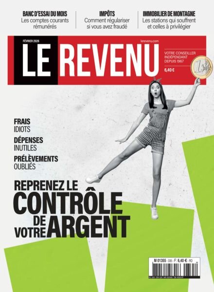 Le Revenu Magazine – Janvier 2026 Cover