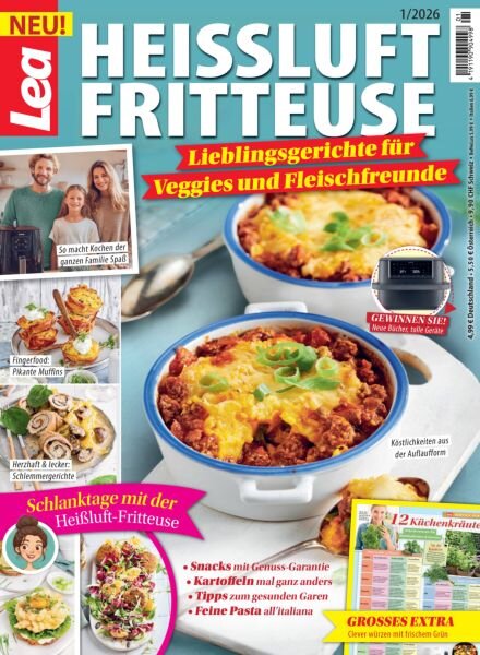 LEA Heissluftfritteuse – Ausgabe 1 2026 Cover