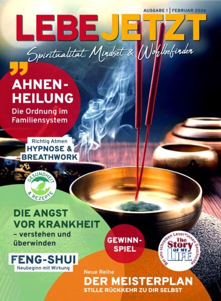 Lebe Jetzt Du bist nicht allein – Februar 2026 Cover