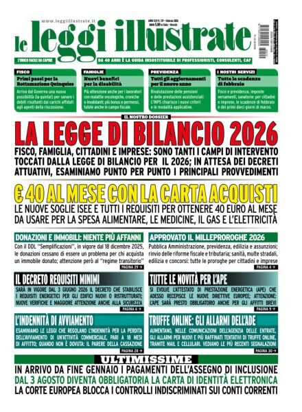 Leggi Illustrate – Febbraio 2026 Cover