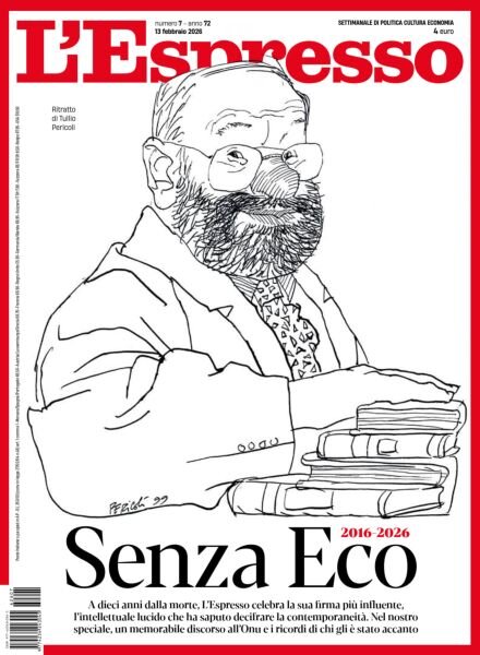 L’Espresso – 13 Febbraio 2026 Cover
