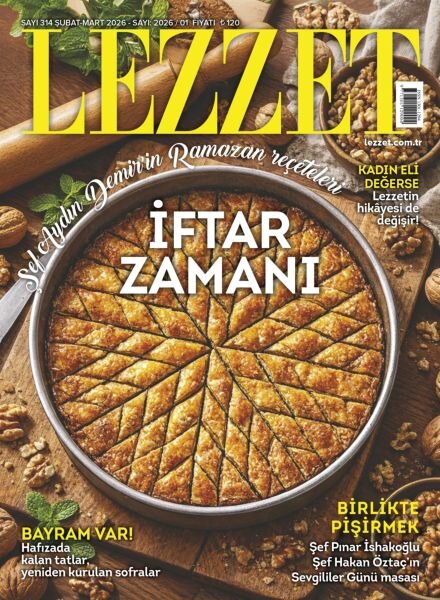 Lezzet – Subat 2026 Cover