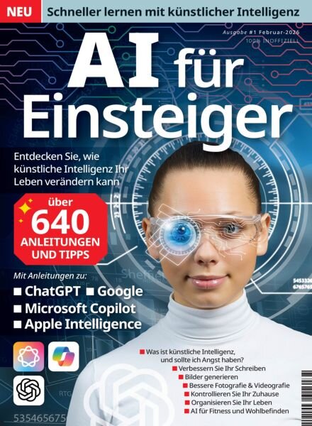 Linux fur Einsteiger – Februar 2026 Cover