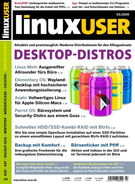LinuxUser – Marz 2026 Cover