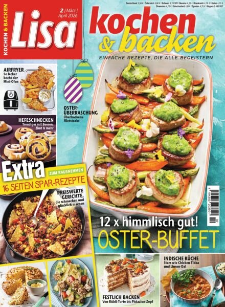 Lisa Kochen & Backen – Februar 2026 Cover