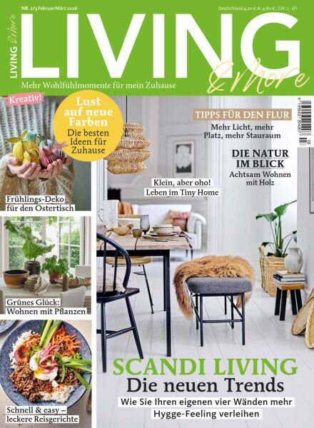 Living & More – Februar-Marz 2026 Cover