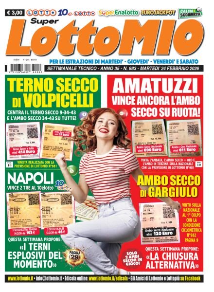 Lottomio del Giovedi – 24 Febbraio 2026 Cover
