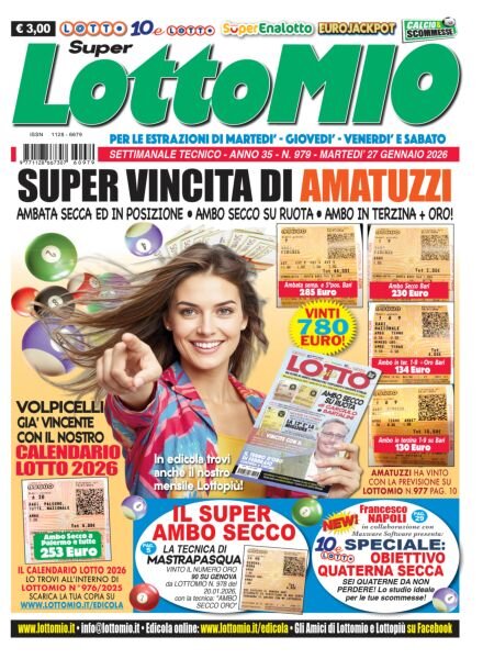 Lottomio del Giovedi – 27 Gennaio 2026 Cover