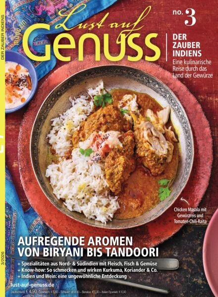 Lust auf Genuss – Marz 2026 Cover