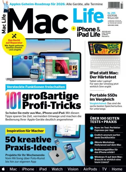 Mac Life Germany – Marz 2026 Cover