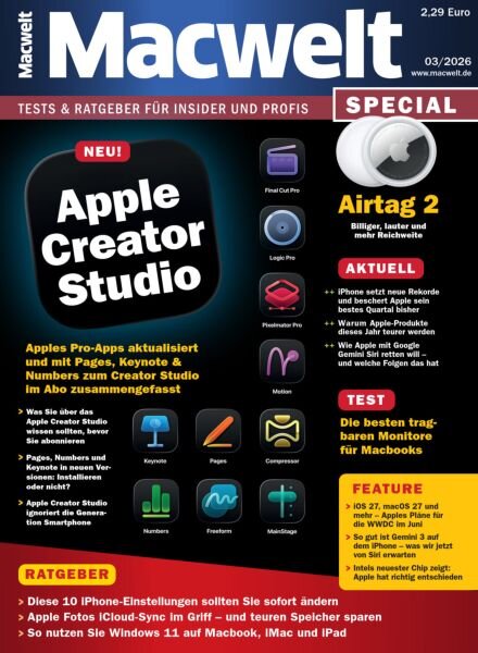 Macwelt Special – Marz 2026 Cover