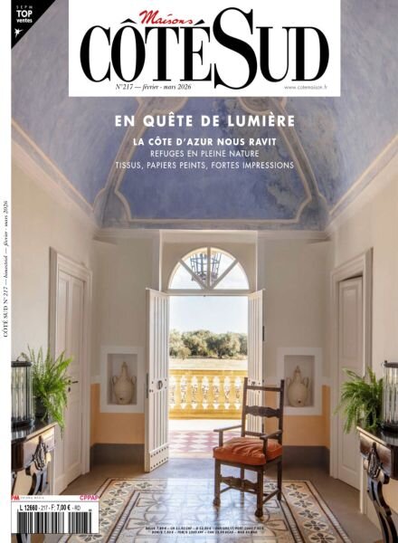 Maisons Cote Sud – Fevrier-Mars 2026 Cover