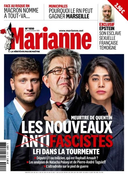 Marianne – 19 Fevrier 2026 Cover