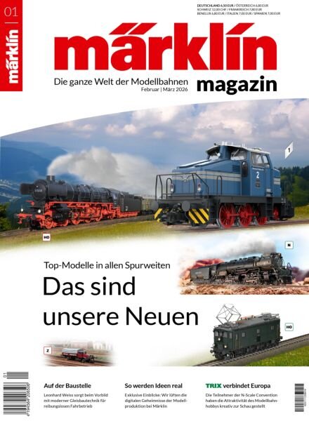 Marklin Magazin – Januar 2026 Cover