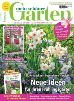 Mein schoner Garten – Marz 2026
