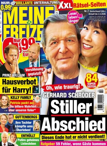 Meine Freizeit – Januar 2026 Cover