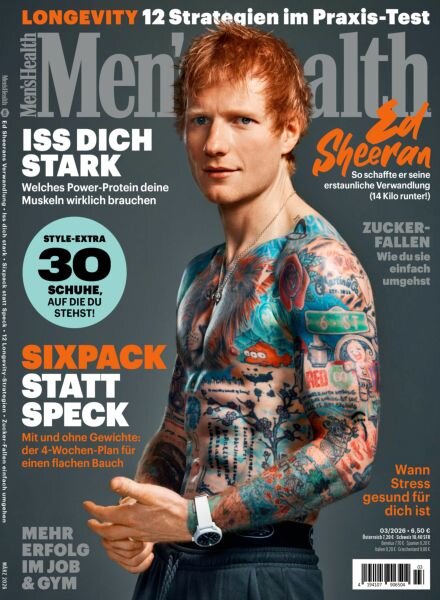 Men’s Health Germany – Marz 2026 Cover