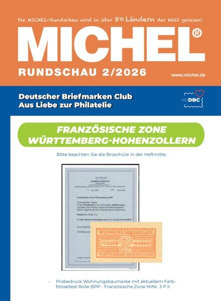 Michel-Rundschau – Februar 2026 Cover