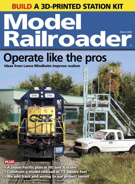 Model Railroader – March 2026 Cover