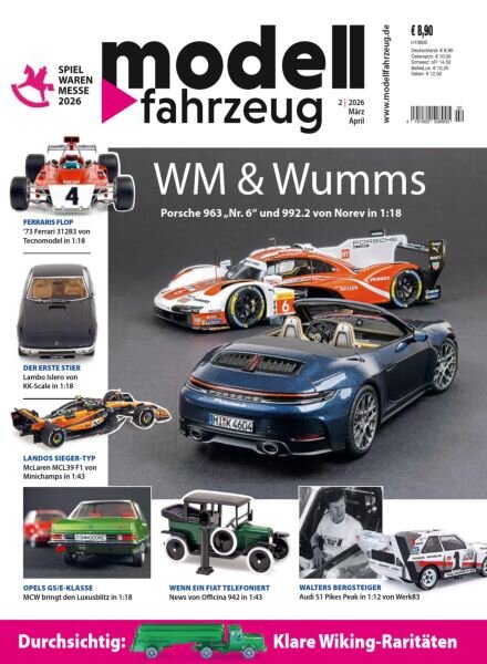 Modell Fahrzeug – Marz-April 2026 Cover
