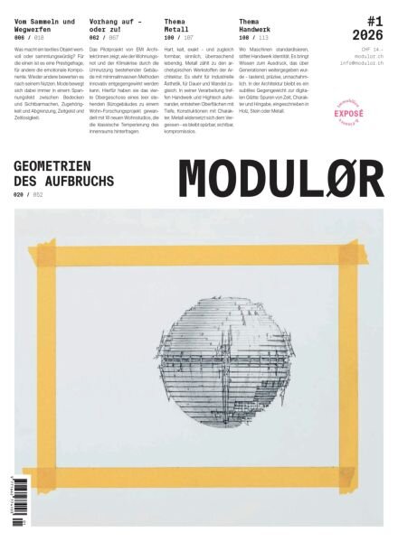 Modulor – Februar 2026 Cover