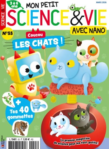 Mon Petit Science & Vie avec Nano – Mars 2026 Cover