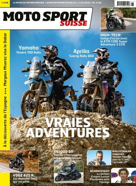 Moto Sport Suisse – 11 Fevrier 2026 Cover