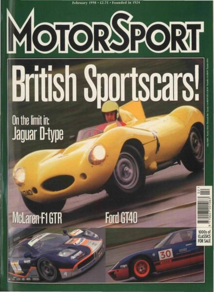 Motor Sport – February 1998 Cover
