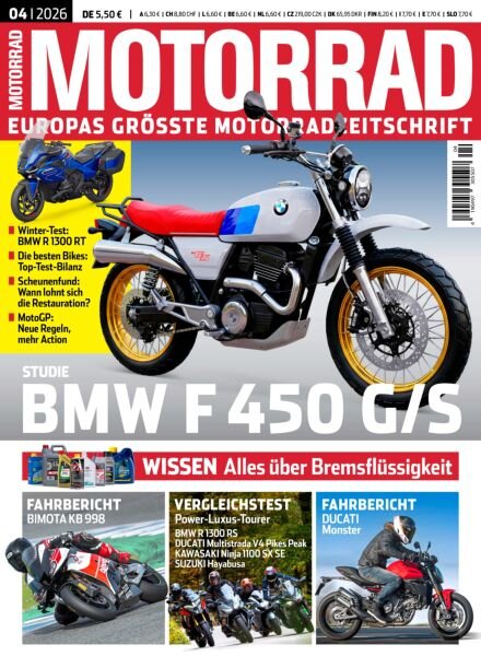Motorrad – 29 Januar 2026 Cover