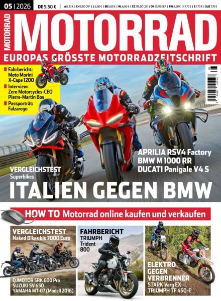 Motorrad Magazin – 13 Februar 2026 Cover