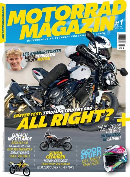 Motorrad magazin – Februar-Marz 2026 Cover