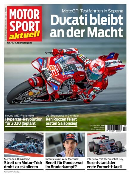 Motorsport aktuell – 10 Februar 2026 Cover