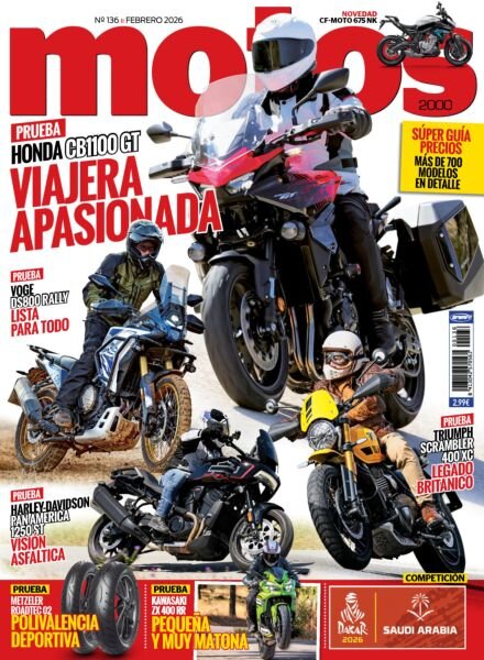 Motos 2000 – Febrero 2026 Cover