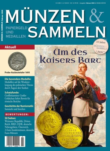 Munzen & Sammeln – Februar 2026 Cover