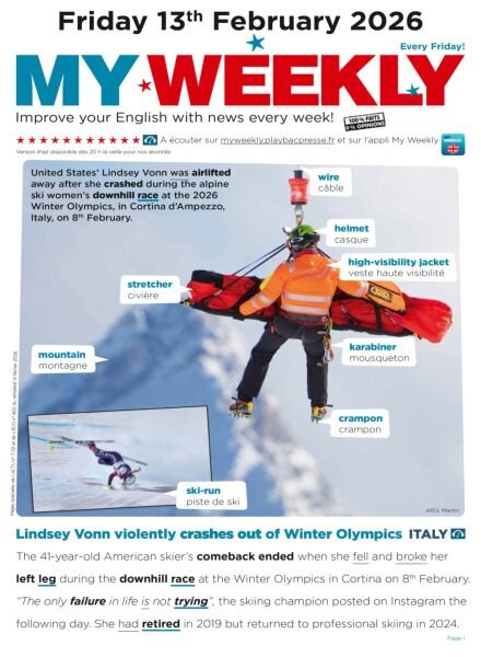 My Weekly fr – 13 Fevrier 2026 Cover