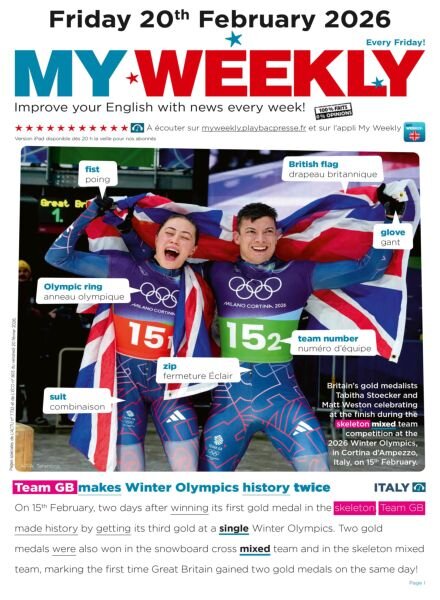 My Weekly fr – 20 Fevrier 2026 Cover