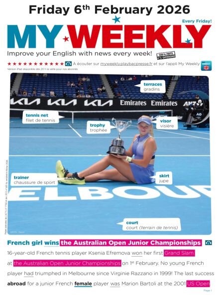 My Weekly fr – 6 Fevrier 2026 Cover