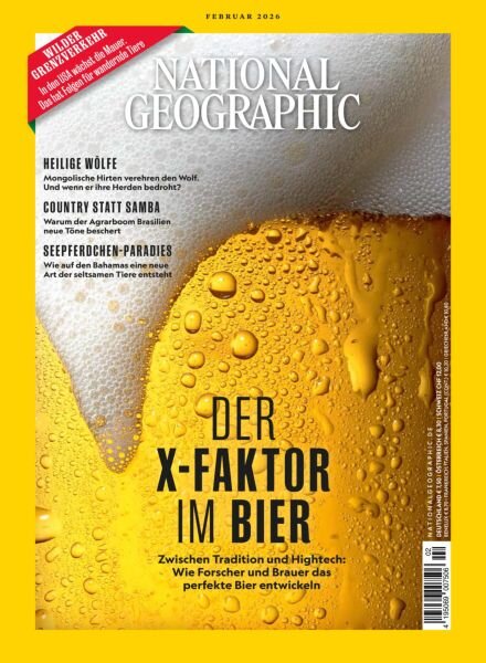 National Geographic Germany – Februar 2026 Cover