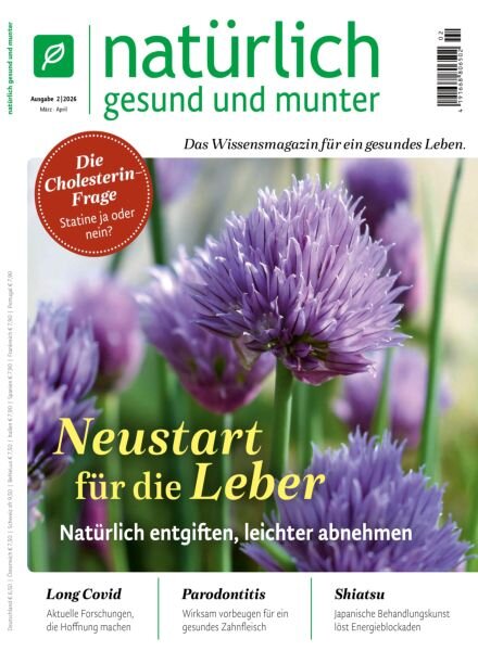 Naturlich Gesund und Munter – Februar 2026 Cover
